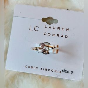 Lauren Conrad cubic zirconia ring size 9